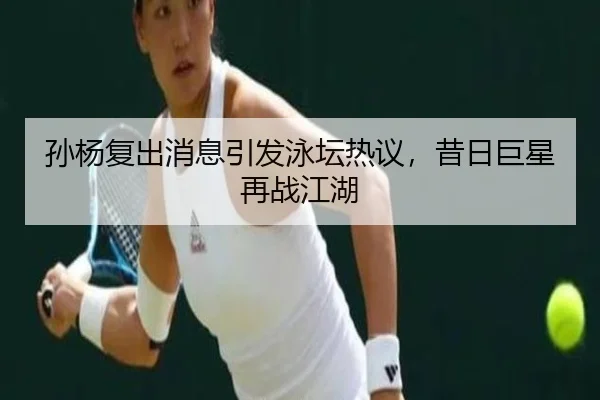 孙杨复出消息引发泳坛热议，昔日巨星再战江湖